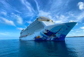 The Norwegian Escape liner that sailed through the Caribbean with Holly Jean and her family from Halifax onboard. Contributed photo