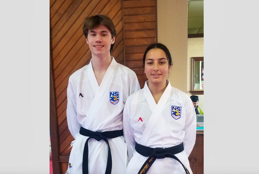 Clare karate athletes Dorian Thibault and Denise Thibault will be competing at the 2023 Canada Winter Games in P.E.I. from Feb. 18 to March 5. CONTRIBUTED