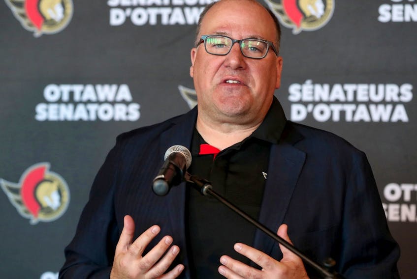 FILES: Anthony LeBlanc, president of business operations for the Ottawa Senators.