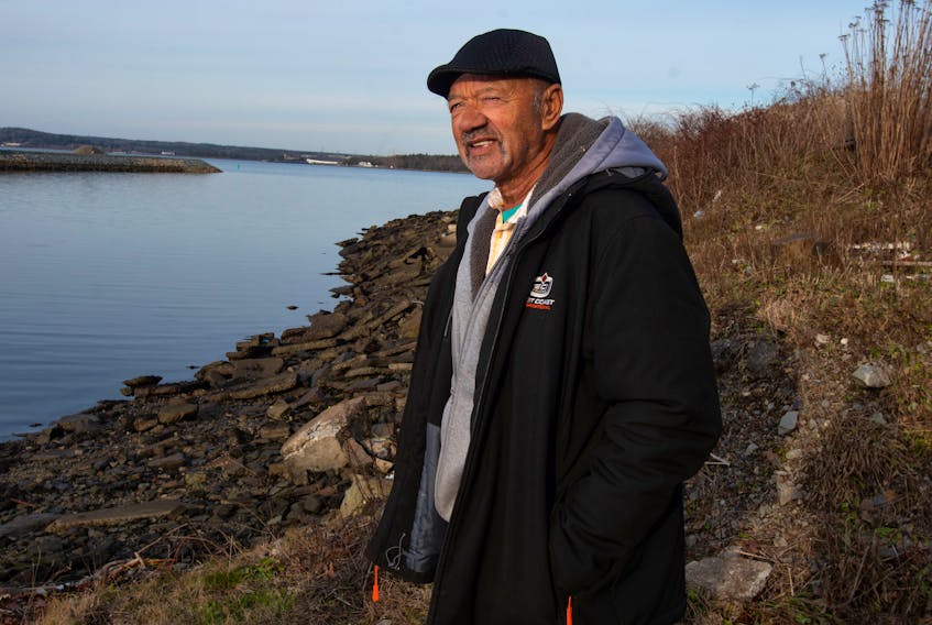 Nelson Carvery looks out on the area where he learned to swim as a child in Africville on Thursday, Dec. 22, 2022.
Ryan Taplin - The Chronicle Herald