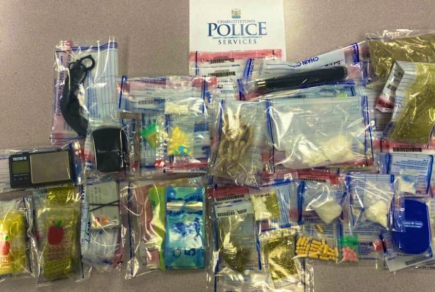 Charlottetown police say two people are facing drug possession for the purpose of trafficking charges after police searched a vehicle and residence in the city on Dec. 22. Contributed