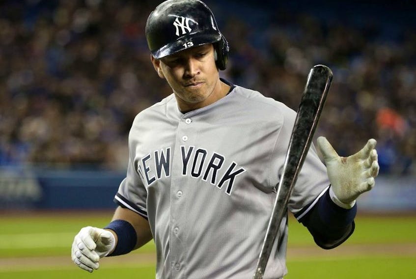 Alex Rodriguez had a splendid career, but he didn’t get Steve Simmons’ Hall of Fame vote. CRAIG ROBERTSON/SUN FILES