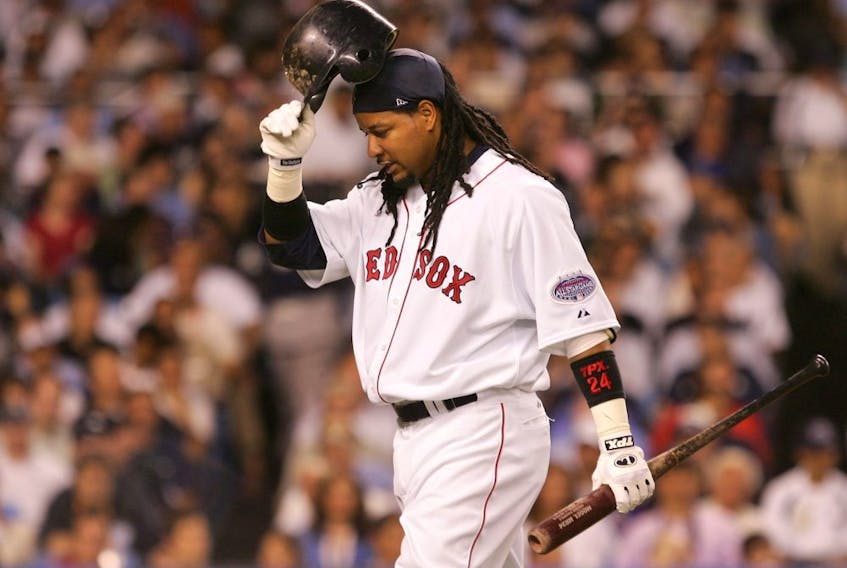  By his numbers alone, slugger Manny Ramirez should be a lock for Cooperstown. But the former Red Sox great was twice suspended for violating Major League Baseball’s drug policy. GETTY IMAGES FILE