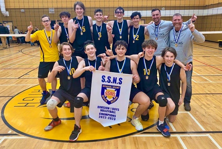 The Dartmouth Spartans captured the School Sport Nova Scotia Division 1 boys' volleyball championship on Saturday in Dartmouth. The win ended a 41-year title drought for Dartmouth High.