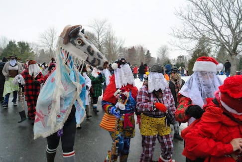 The Mummers come back to St. John's with the annual Mummers Parade at Bowring Park Saturday, Dec. 10. — File photo by Joe Gibbons/The Telegram