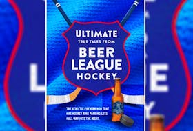 The cover of "Ultimate True Tales from Beer League Hockey" by Mike Wilson.