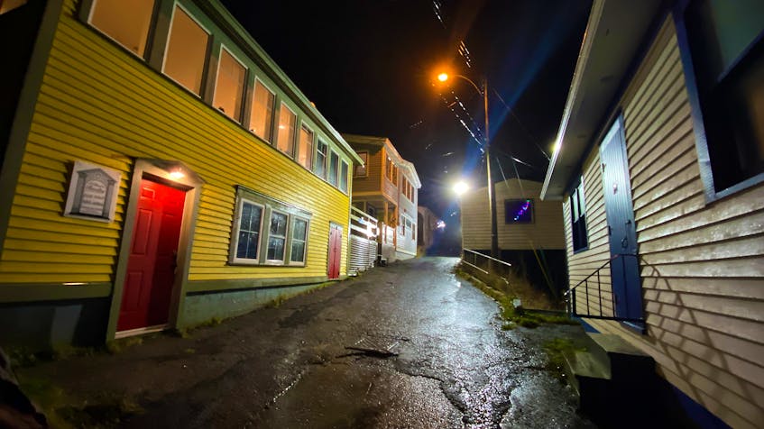It's looking at the sun,' Outer Battery resident says about bright lights mounted on building in historic St. John's neighbourhood | SaltWire