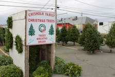 Chisholm Family Christmas Trees are selling out of the Sobey's parking lot on Prince Street, Truro.