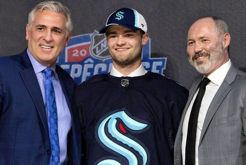 Shane Wright was taken by the Seattle Kraken with the fourth overall pick at this year’s NHL draft, which was held at the Bell Centre in Montreal.