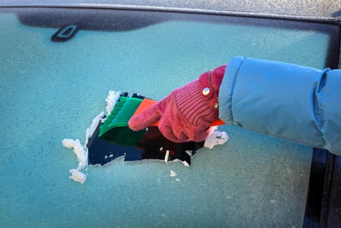 A few simple tricks could save you time scraping your windshield in the morning. -123RF