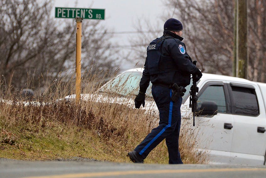 One man was taken into custody during a firearm call in Conception Bay South Tuesday. Keith Gosse/The Telegram