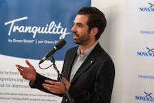 Tranquility CEO Joel Muise speaks at a press conference about mental health at Volta Labs on Tuesday, Dec. 6, 2022.
Ryan Taplin - The Chronicle Herald