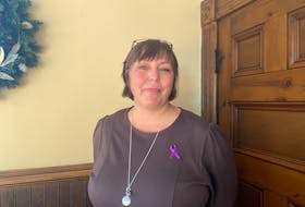 For Karen MacCarville, community outreach co-ordinator with Family Violence Prevention, it was emotional to speak at the National Day of Remembrance and Action on Violence Against Women. – Kristin Gardiner