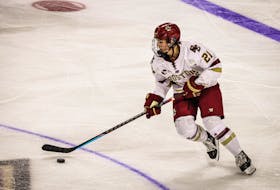 St. John’s native and Boston College star Abby Newhook is picking things up in her second season with the Eagles. Photo courtesy Boston College