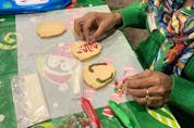  Creating beautiful Ugly Sweater cookies -Rita DeMontis photo