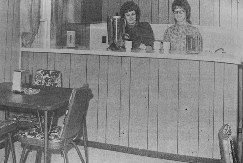 The Avonside Motel in Falmouth opened a lunch room in 1972.