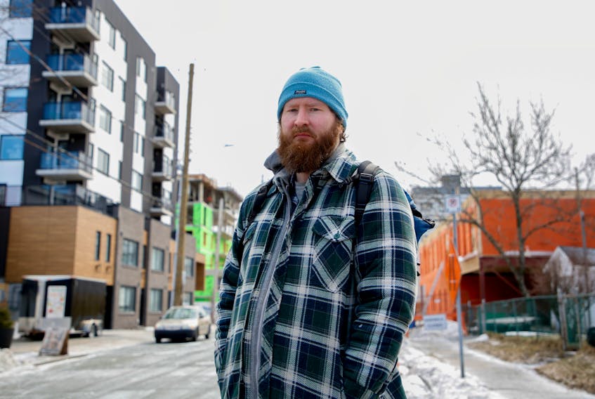 FOR MUNRO STORY:

Eric Jonsson is the program co-ordinator with Navigator Street Outreach, their program has received more money from the city and is using it to find housing for people on the street. He is seen in Halifax March 2, 2021. SEE STORY FOR MORE DETAILS 



TIM KROCHAK PHOTO  Eric Jonsson: “Privacy should not be a privilege only afforded those of us who are fortunate enough to have a place of our own to sleep in every night.” — SaltWire Network file photo