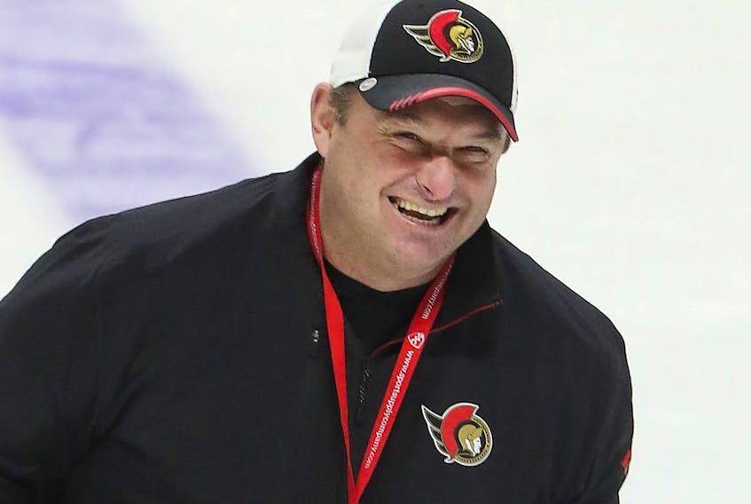 Ottawa Senators coach D.J.Smith.