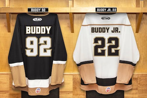 The Newfoundland Growlers will debut Buddy Jr, or Buddy 22, during their Saturday night game against the Iowa Heartlanders. The Growlers as a way to honour the original Buddy the Puffin and Chris Abbott, the man who brought him to life. Photo courtesy Newfoundland Growlers