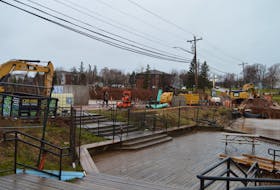 Work on the $4-million box culvert project on Beach Grove Road in Charlottetown is expected to finish soon. The city said Dec. 8 it expects to reopen this part of the street to traffic during the week of Dec. 19. Dave Stewart • The Guardian