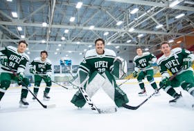 Five members of the UPEI Panthers have been selected to play the U Sports men’s hockey all-star team for a two-game exhibition showcase against Team Canada’s hopefuls for the upcoming world junior hockey championship. The Panthers will be represented by goaltender Jonah Capriotti, 39; forward and team captain Troy Lajeunesse, 91; forward and assistant captain Kyle Maksimovich, 9; defenceman Matt Brassard, 44, and forward and assistant captain TJ Shea, 81. UPEI • Special to The Guardian