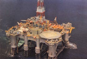 The Ocean Ranger sank Feb. 15, 1982, claiming the lives of 84 workers aboard the rig. — Government of Canada 