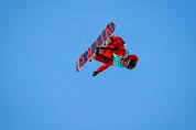  Canada’s Laurie Blouin competes in the women’s snowboard big air final at the Beijing 2022 Winter Olympics.