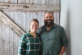 Keltie Butler and Michael Coolican, the owners and operators of Small Holdings Farm.  

