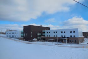 The new long-term care home on Scott Avenue in Grand Falls-Windsor. It, and a similar home in Gander, remain unoccupied since being completed last spring while deficiencies are being dealt with. Randy Edison photo