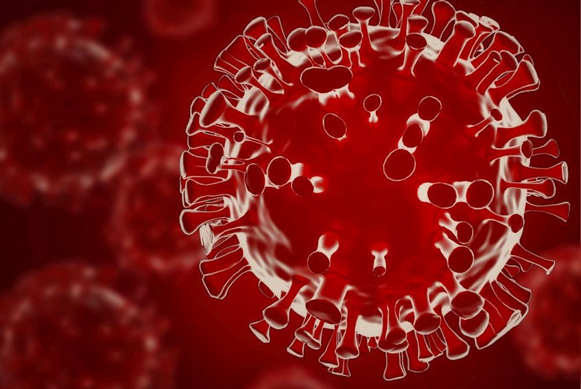  Covid 19 indian strain. Coronavirus mutation. 3d illustration of delta variant covid-19 on red background.
