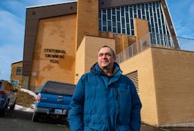 Nickolay Shulga, president and coach of the Halifax Wavecutters, poses for a photo in front of Centennial Pool on Thursday, Feb. 18, 2022.
Ryan Taplin - The Chronicle Herald