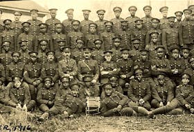 The photo of the all-Black No. 2 Construction Battalion taken in Truro, while the men trained for their role in the First World War.