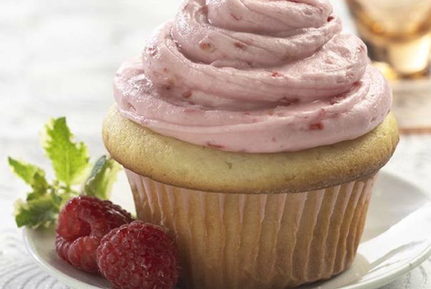  Double Raspberry Cream Filled Cupcakes. Courtesy BakeGood.ca