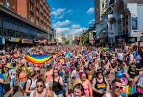 A jovial moment captured during a Halifax Pride Parade of years past. With Halifax Pride preparing for its first parade since 2019, this year’s instalment is sure to bring back the super social rainbow-coated celebrations for which festival attendees have been waiting. STOO METZ