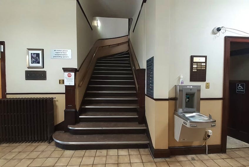 The town of Stellarton is looking to renovate its town hall so more people can access the second-storey council chamber.