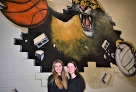 CEC Cougars basketball seniors Jasenda Horsman (left) and Emma Roberts have been friends and teammates since both began playing the sport as young girls.