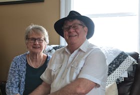 /Photos of Gwen and John Dillman on their farm in Elderbank. To go with John McPhee story on the fact he had a heart attack in 2018. And because if the pandemic, has found support and post-care services curtailed.