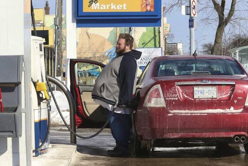 Motorists filling up in Toronto on Sunday were paying anywhere from $153.9 to $157.9 for a litre of regular gas.
