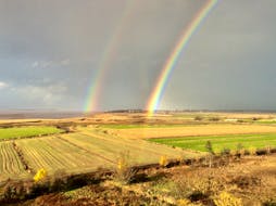 Double rainbow over the Grand Pré dykes last November. 
Ron Stuart/CONTRIBUTED