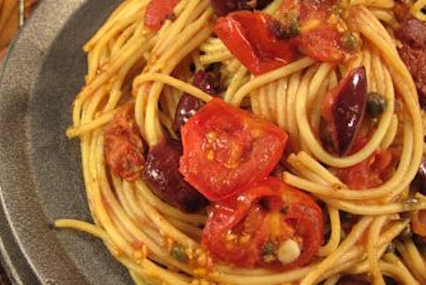  Zesty Spaghetti a la Puttanesca.