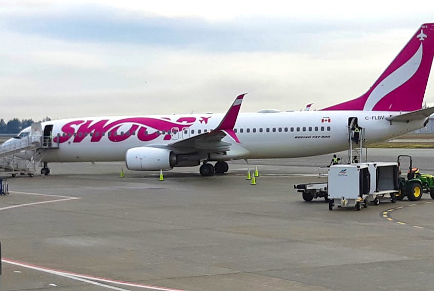 Swoop Airlines will be offering three new flight routes connecting Newfoundland and Labrador to Ontario. — CONTRIBUTED