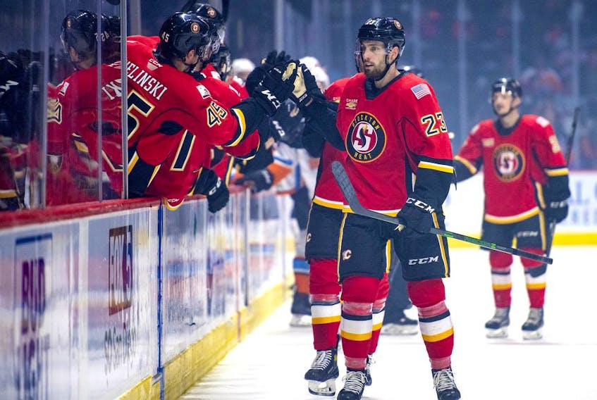 Justin Kirkland and the Stockton Heat have rolled to the best record so far in the American Hockey League. The Heat are the primary affiliate for the NHL's Calgary Flames.