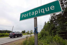 July 23, 2020—The civic sign welcoming people to Portapique.
ERIC WYNNE/Chronicle Herald