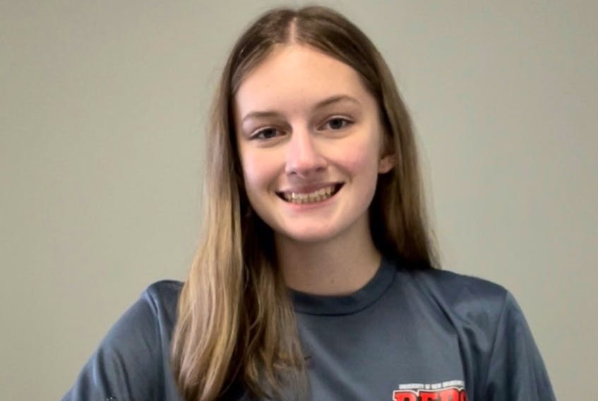 Sprinter Lillian Lawrence will run for the UNB Reds in 2022-23.