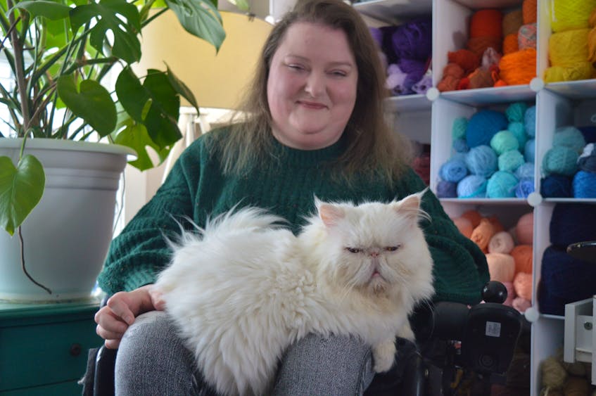 If there’s one thing Jen Coughlin of Charlottetown is passionate about, it’s spending time with her four Persian cats, including Mister Cat.