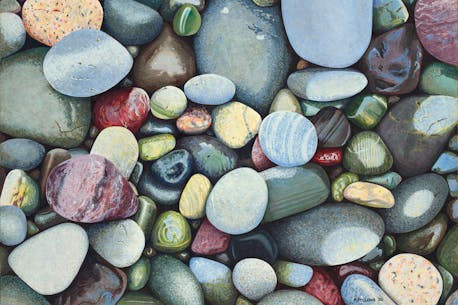 WEATHER PHOTO: Life-like painting of beach rocks in Witless Bay, N.L.