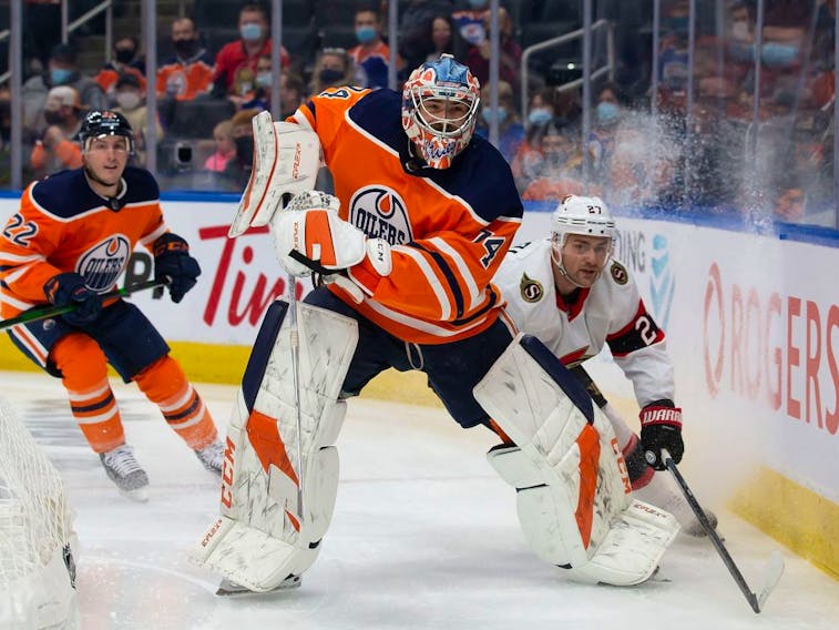 Heading into All-Star Game, Oilers' goalie Skinner continuing to dream big