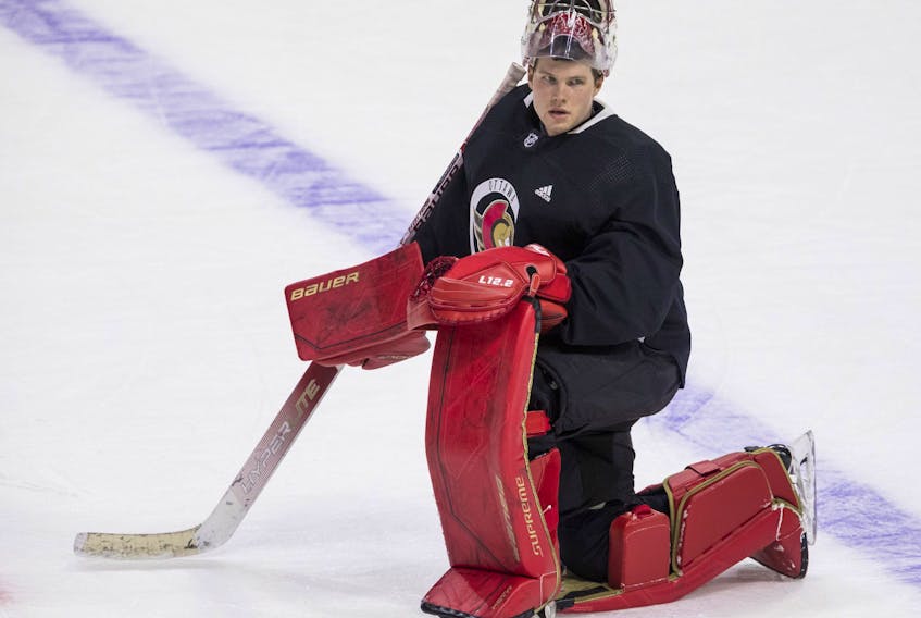 Senators goaltender Filip Gustavsson is expected to get the start Monday night against the Arizona Coyotes as Ottawa continues a five-game home stand. 