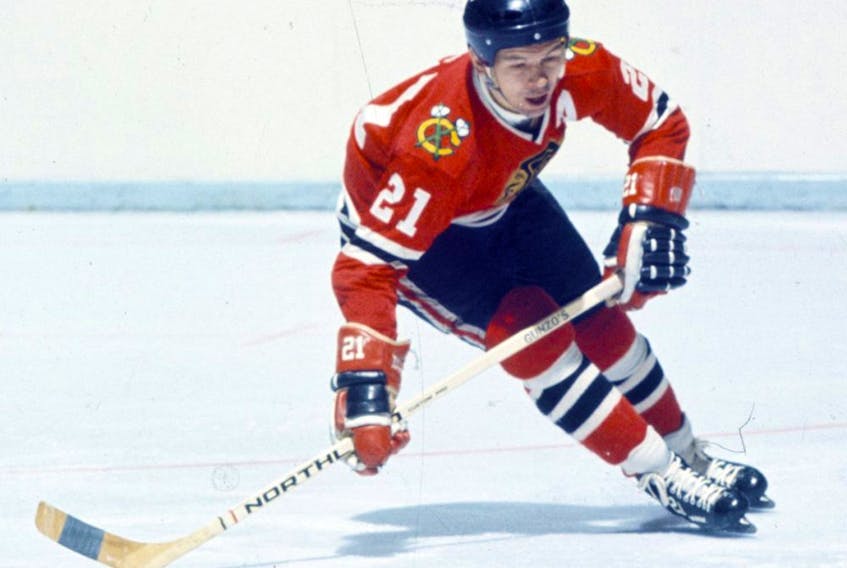  Blackhawks legend Stan Mikita was diagnosed with Lewy Body Dementia and, when he died in 2018, it was discovered he, too, had CTE. GETTY IMAGES