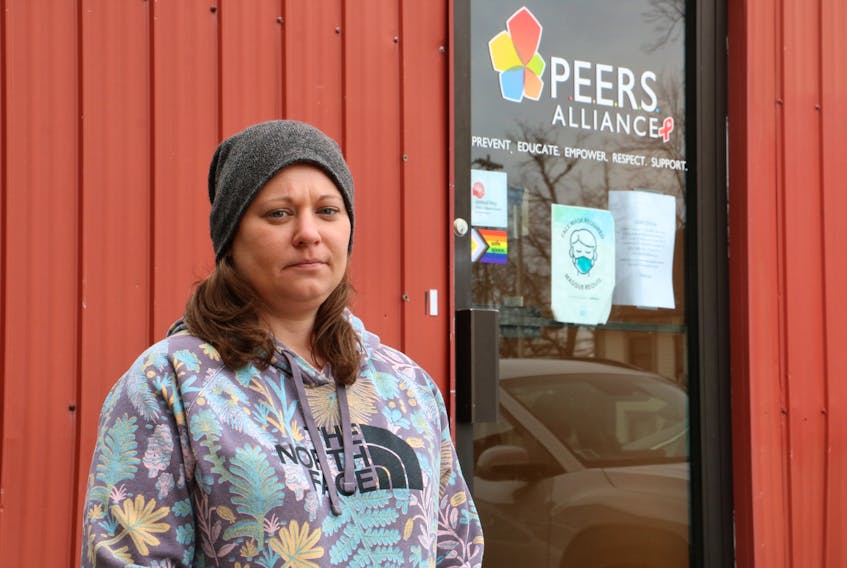 Angele DesRoches, program co-ordinator of PEERS Alliance, said a safe consumption site has been identified as a key priority by individuals the organization works with who use drugs.